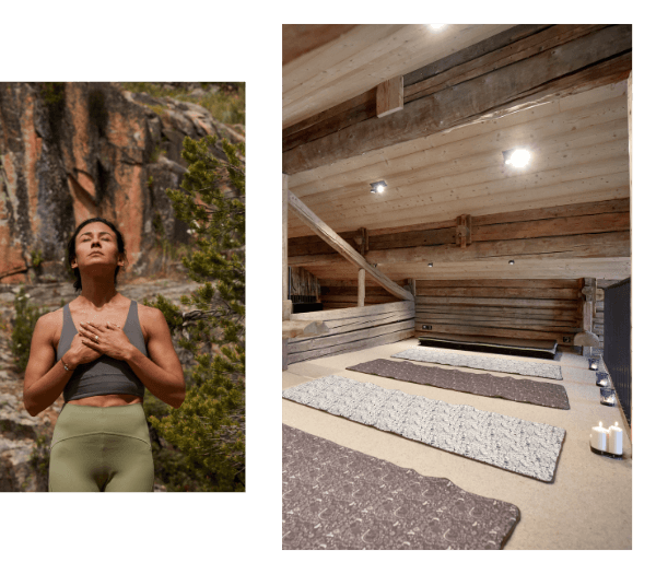 Retraite yoga et méditation en montagne au Chalet Nantailly dans le Beaufortain en Savoie