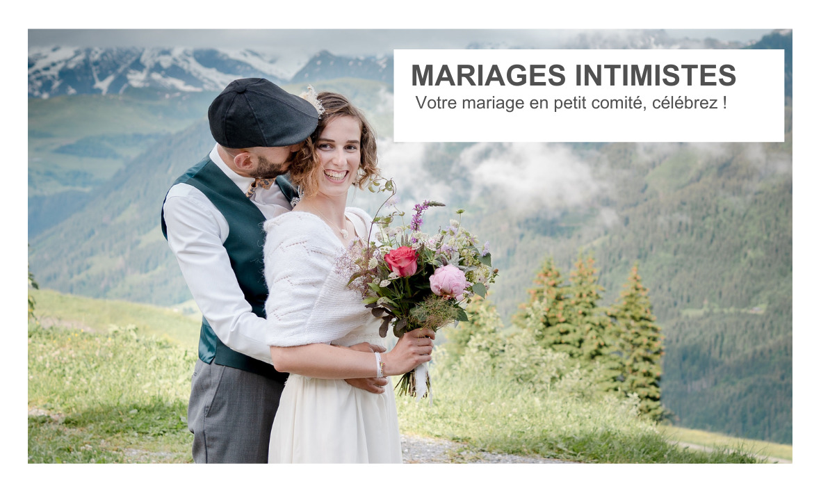 mariage intimiste dans le chalet écologique en montagne